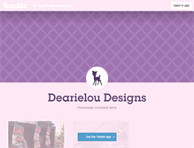 Tablet Screenshot of dearielou.com